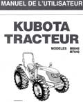 Manuel utilisateur tracteur Kubota M6040 M7040