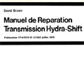 Manuel Réparation tracteurs David Brown Transmission Hydra-Shift