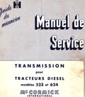 Manuel de service Transmission McCormick International 523 624