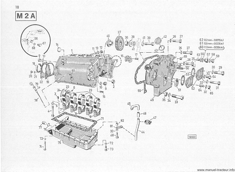 Cinquième page du Catalogue pièces détachées DEUTZ D 6005