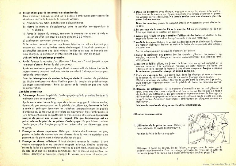 Cinquième page du Manuel instructions DEUTZ D 30s