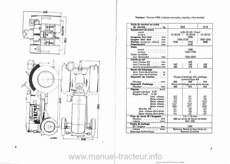 Cinquième page du Manuel instructions Deutz 65CV