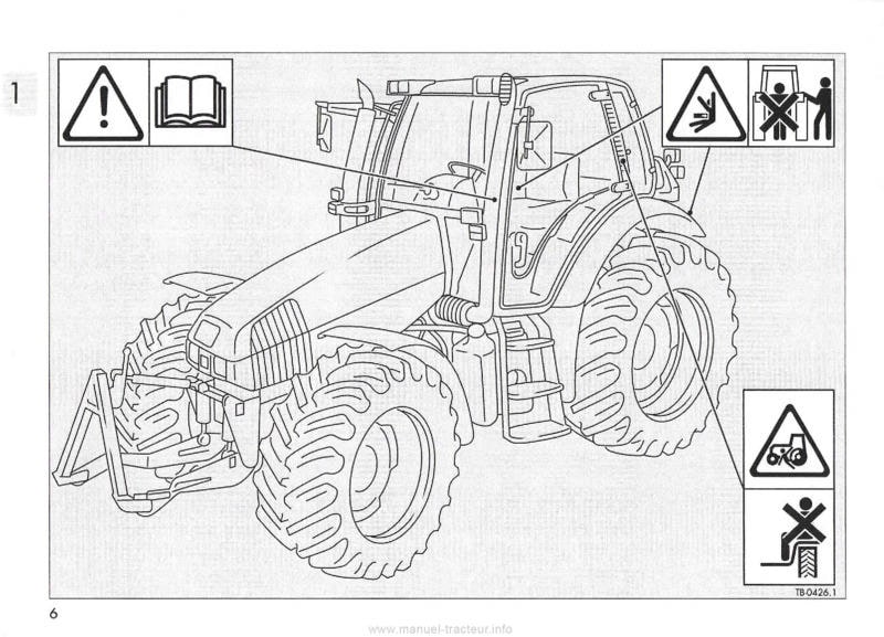 Quatrième page du Manuel instructions tracteurs Deutz AGROTRON Synchrosplit 4.70 4.80 4.85 4.90 4.95 6.00 6.05 6.15 6.20 PowerShift 6.01 6.30 6.45