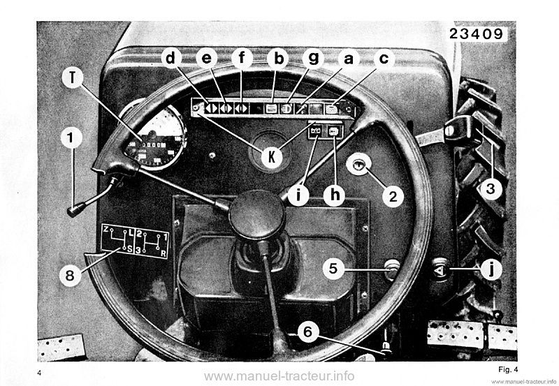 Troisième page du Manuel d'instruction tracteur Deutz DX36 DX50