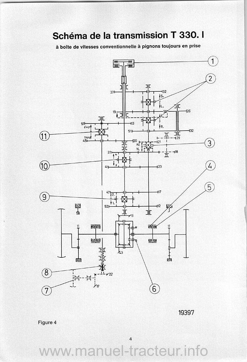 Sixième page du Manuel d'Instruction pour tracteur Diesel D9006