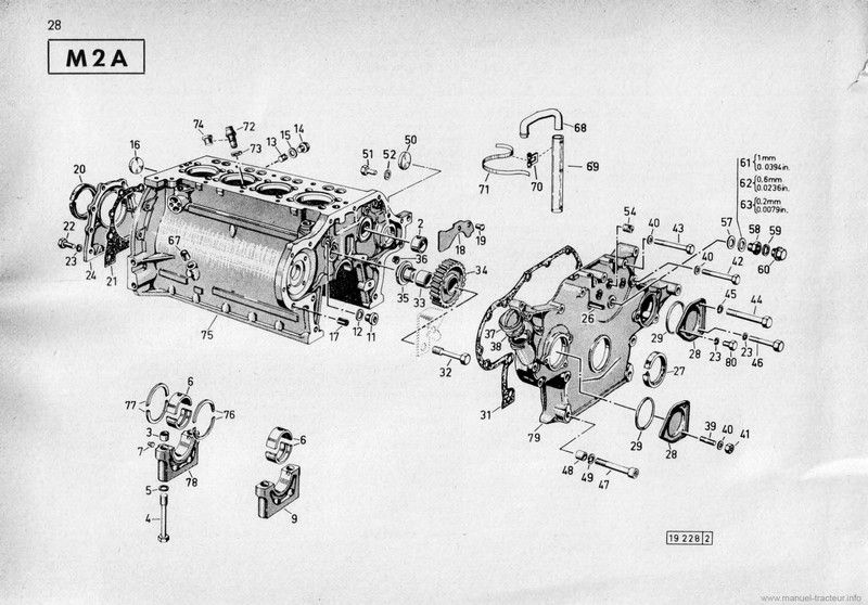 Sixième page du Catalogue pièces rechange DEUTZ D 5506