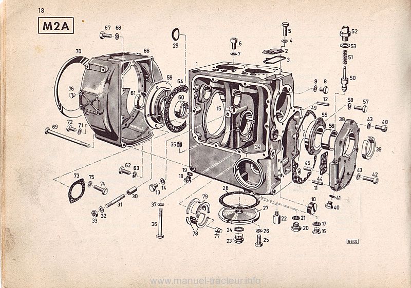 Cinquième page du Catalogue pièces rechange DEUTZ D 25.2 D 30 D30s