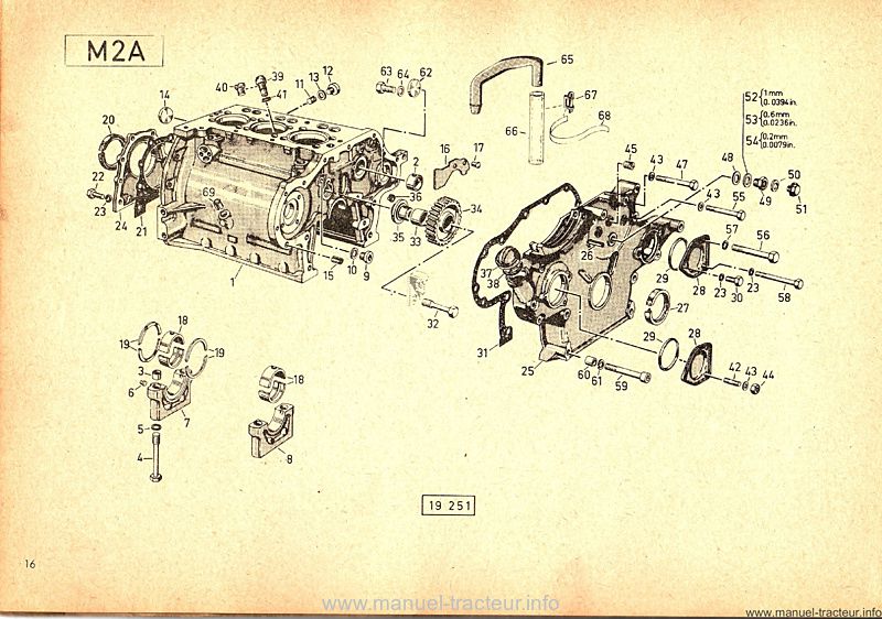 Sixième page du Catalogue pièces rechange DEUTZ D 4006