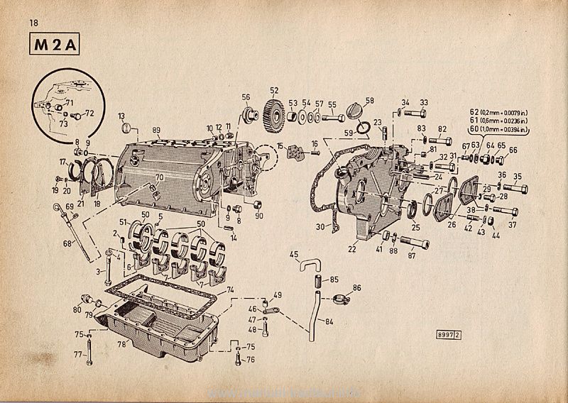 Cinquième page du Catalogue pièces rechange DEUTZ D 5005