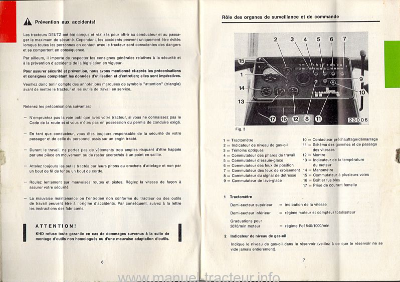 Cinquième page du Manuel Instruction DEUTZ DX 85 90 110