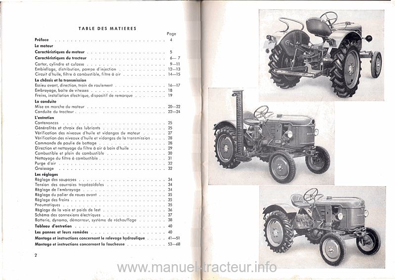 Troisième page du Manuel instructions DEUTZ D 15