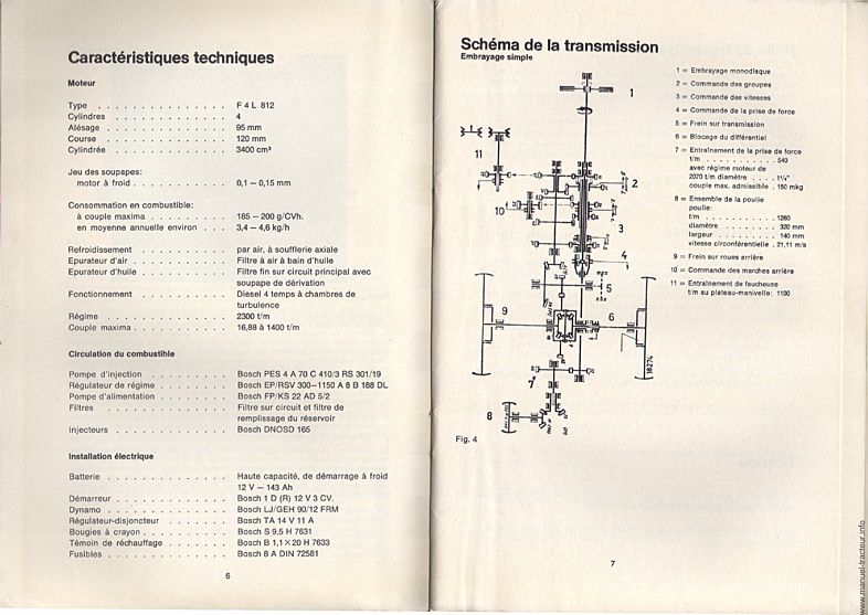 Cinquième page du Manuel Instruction DEUTZ D 5005