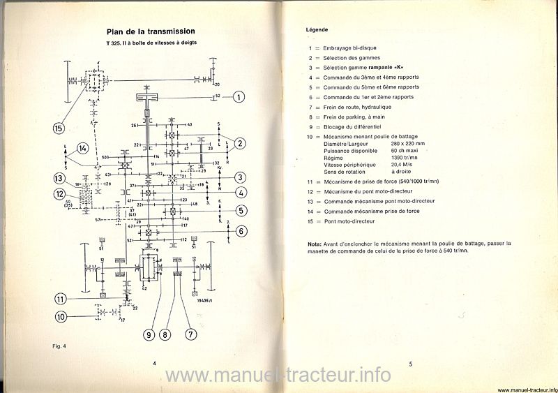 Quatrième page du Manuel Instruction DEUTZ D 8006