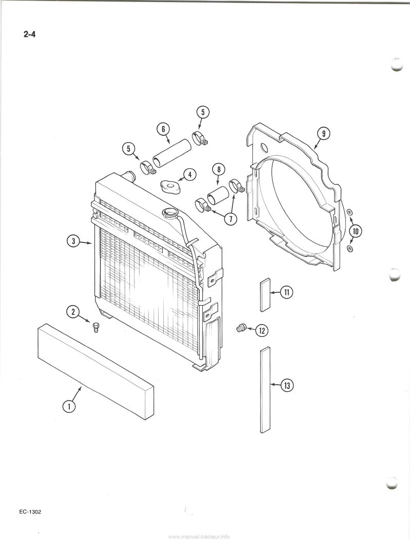 Huitième page du Catalogue de pièces détachées IH CASE 743XL 745XL 844XL 845XL