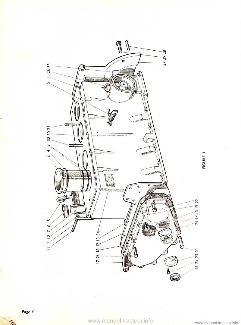 Quatrième page du Catalogue pièces David Brown 950 880 850