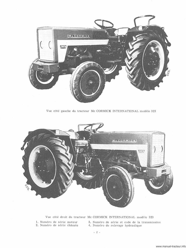 Troisième page du Livret entretien IH 323