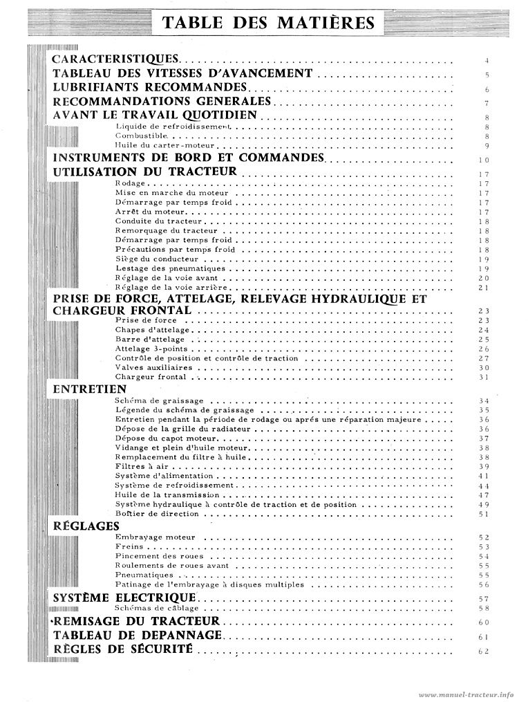 Quatrième page du Livret entretien INTERNATIONAL 383