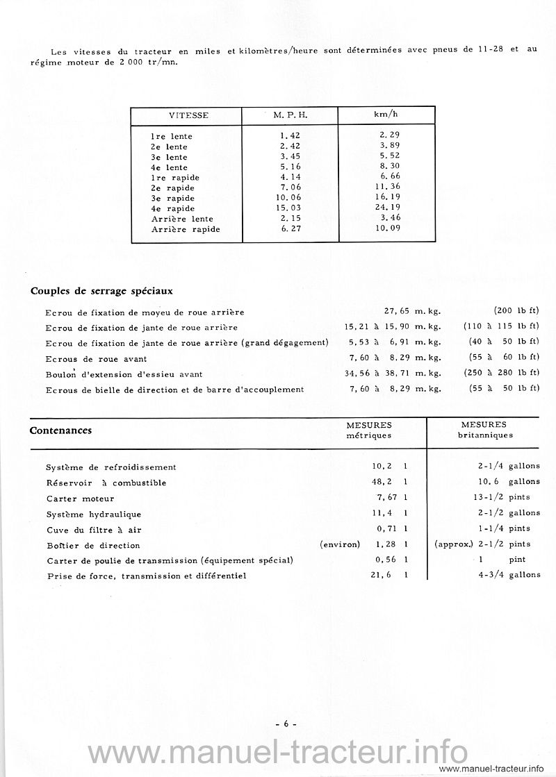 Cinquième page du Livret entretien Mc Cormick IH 434