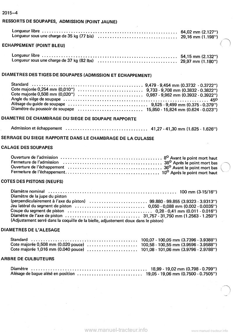 Neuvième page du Manuel Atelier Case 580F