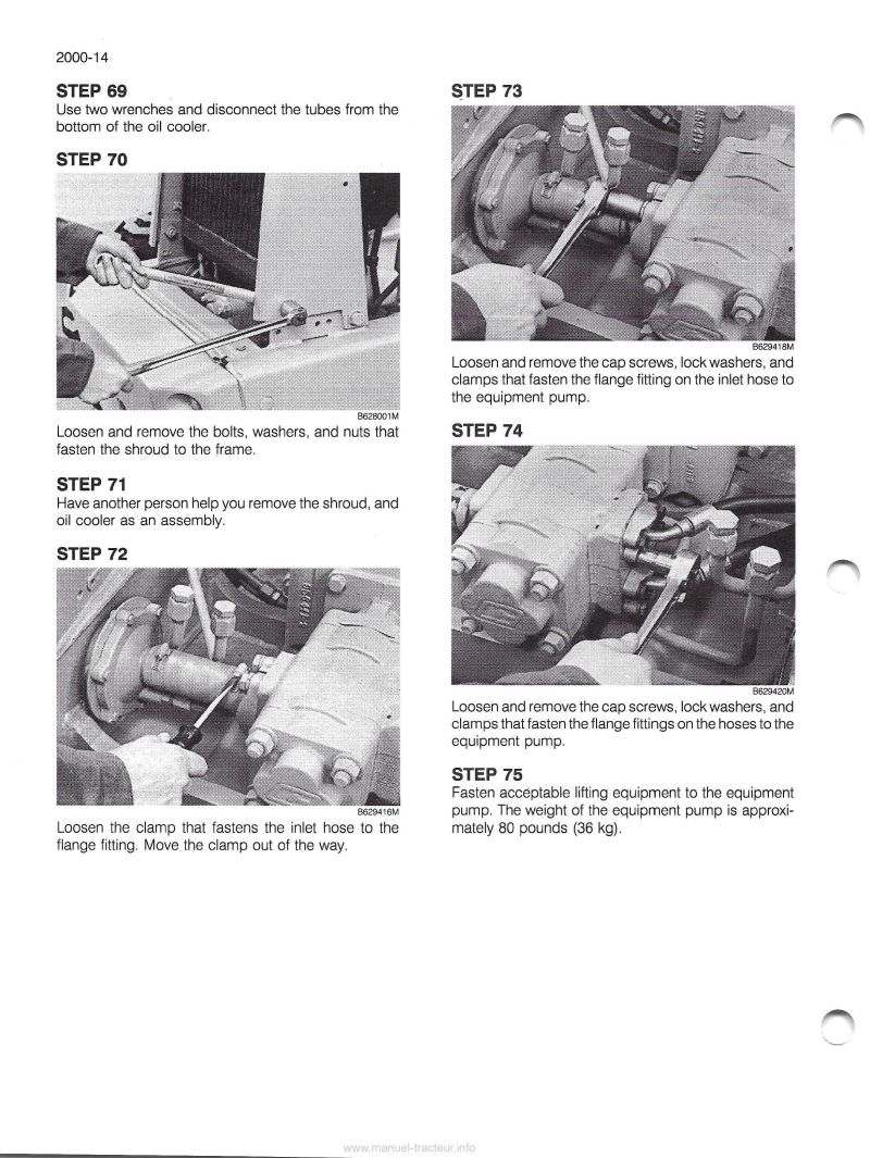 Quatrième page du Manuel réparation Case 580K