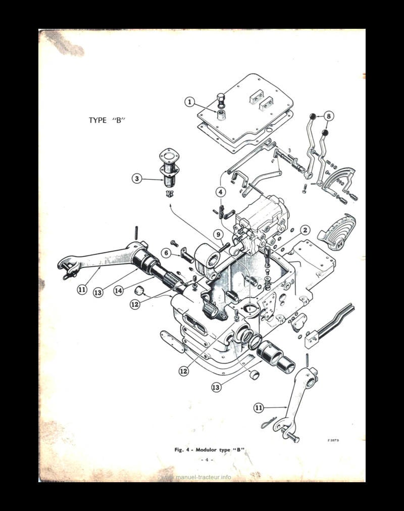 Sixième page du Manuel de service tracteurs Mc Cormick International Relevage hydraulique MODULOR 