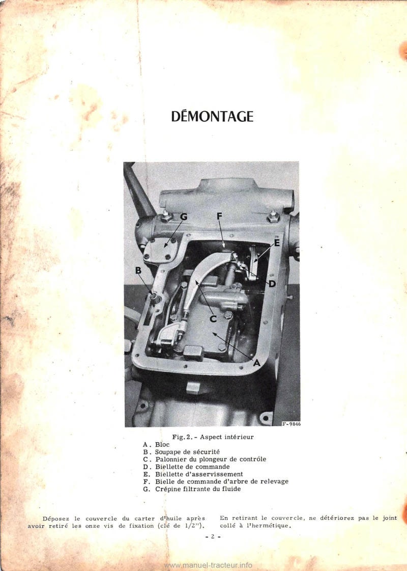 Quatrième page du Manuel de service tracteurs Mc Cormick International 265, 267 et 237 - Relevages hydrauliques MODULOR simple et double effet