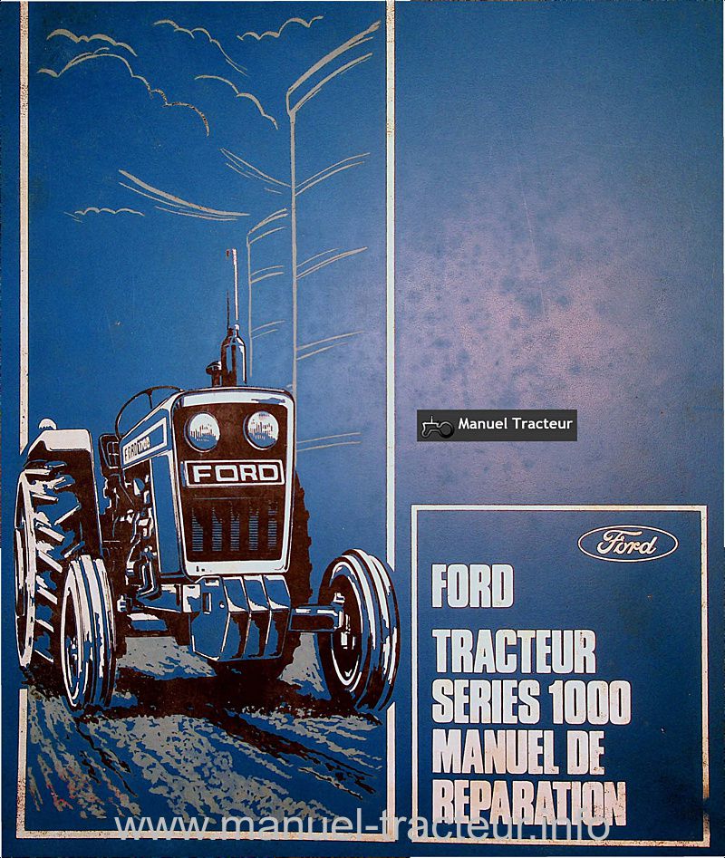 Première page du Manuel d'atelier Ford 1300 1500 1700 1900