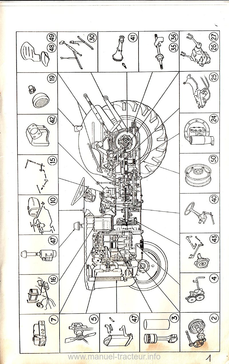 Troisième page du Catalogue pièces détachées FORDSON DEXTA SUPER DEXTA