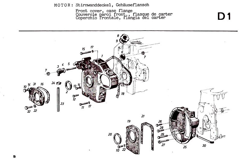 Sixième page du Catalogue pièces détachées Fendt Favorit 610SL 611SL 612SL 