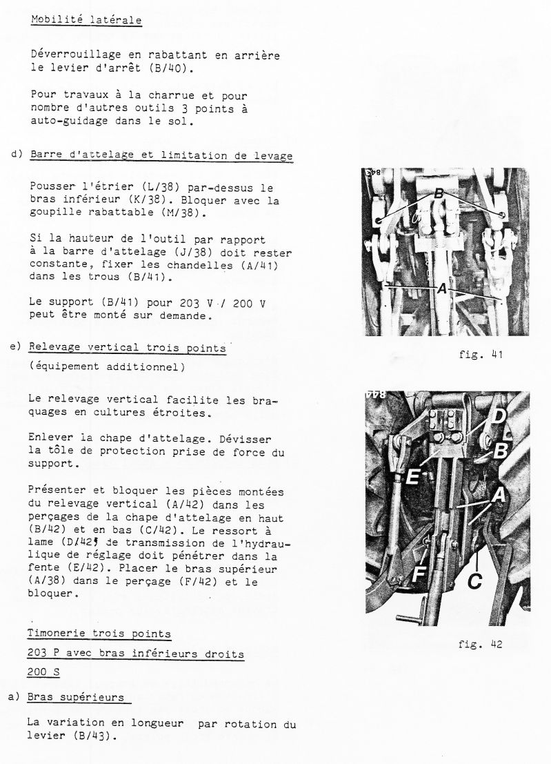 Septième page du Livret instructions Fendt Farmer 204V 203V 200V 203P 204P 200S