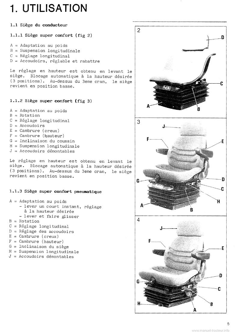 Troisième page du Livret Instructions Fendt Farmer 310 311 LS LSA