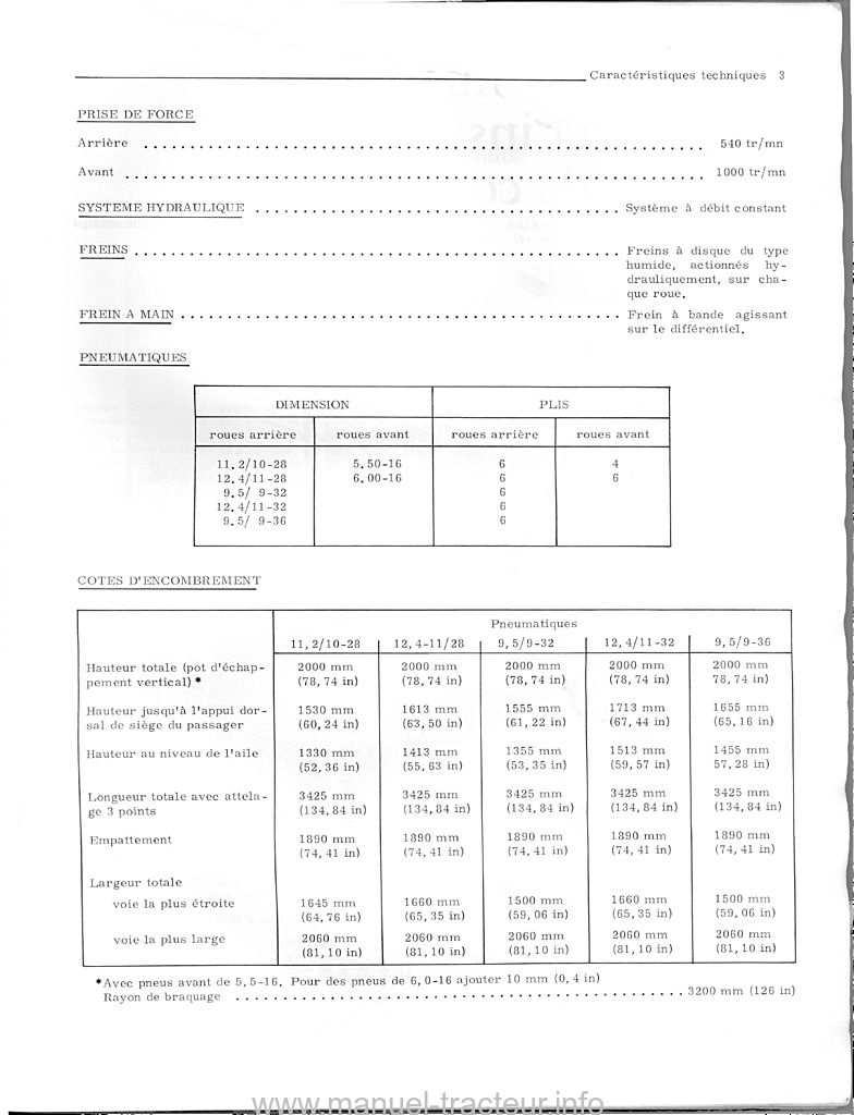 Cinquième page du Livret entretien JOHN DEERE 820