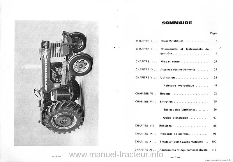 Quatrième page du Livret entretien MF 1080-8