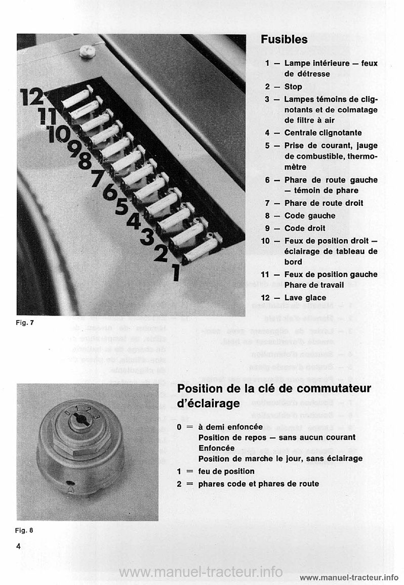 Sixième page du Livret entretien MF 1102s