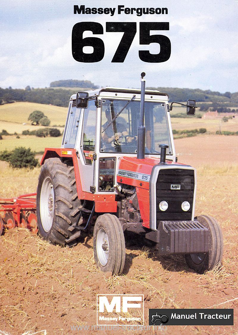 Première page du Livret entretien MF 675