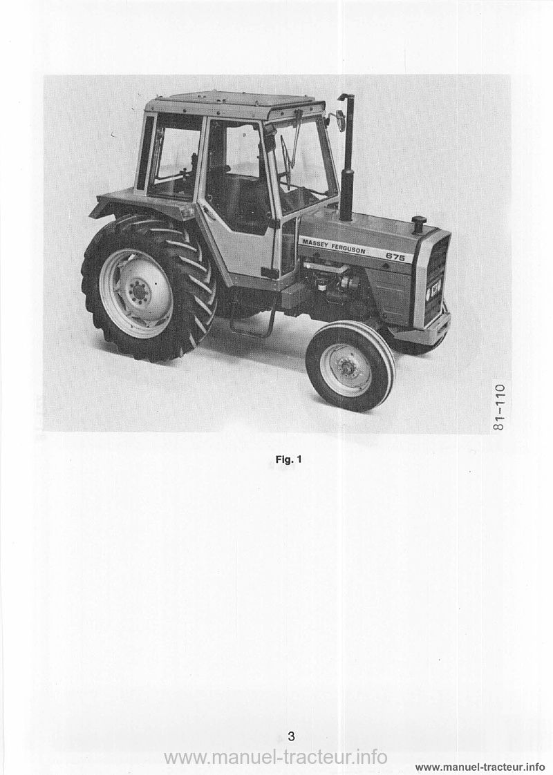 Cinquième page du Livret entretien MF 675