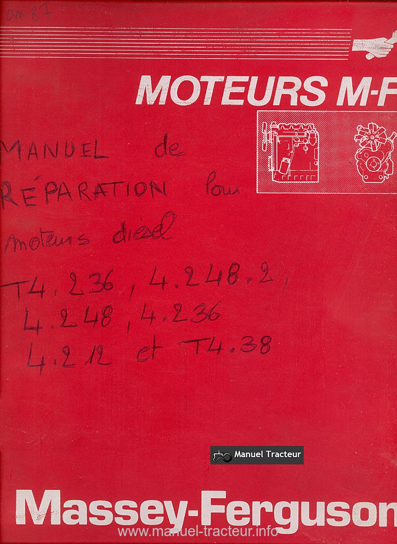 Première page du Manuel réparation moteur Perkins