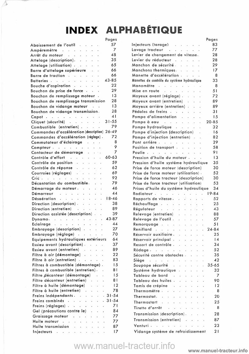 Troisième page du Manuel instructions MF 802