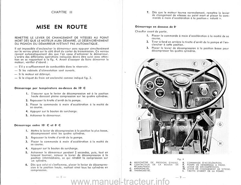 Sixième page du Manuel instruction type FERGUSON FF 30 DS DE DV