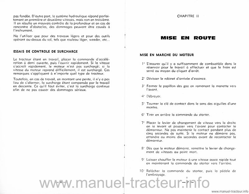 Cinquième page du Notice d'entretien FF30GS FF30GE FF30GV