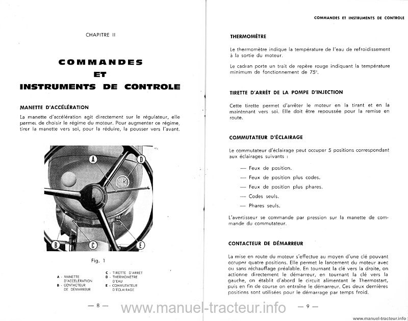 Sixième page du Notice entretien MF 20-25 spécial