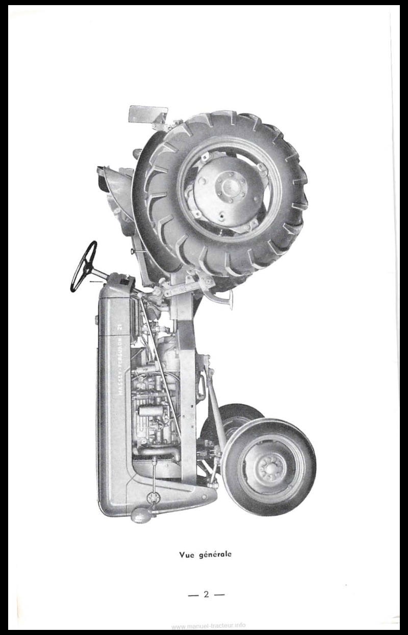 Troisième page du Notice entretien Tracteur MF 821P