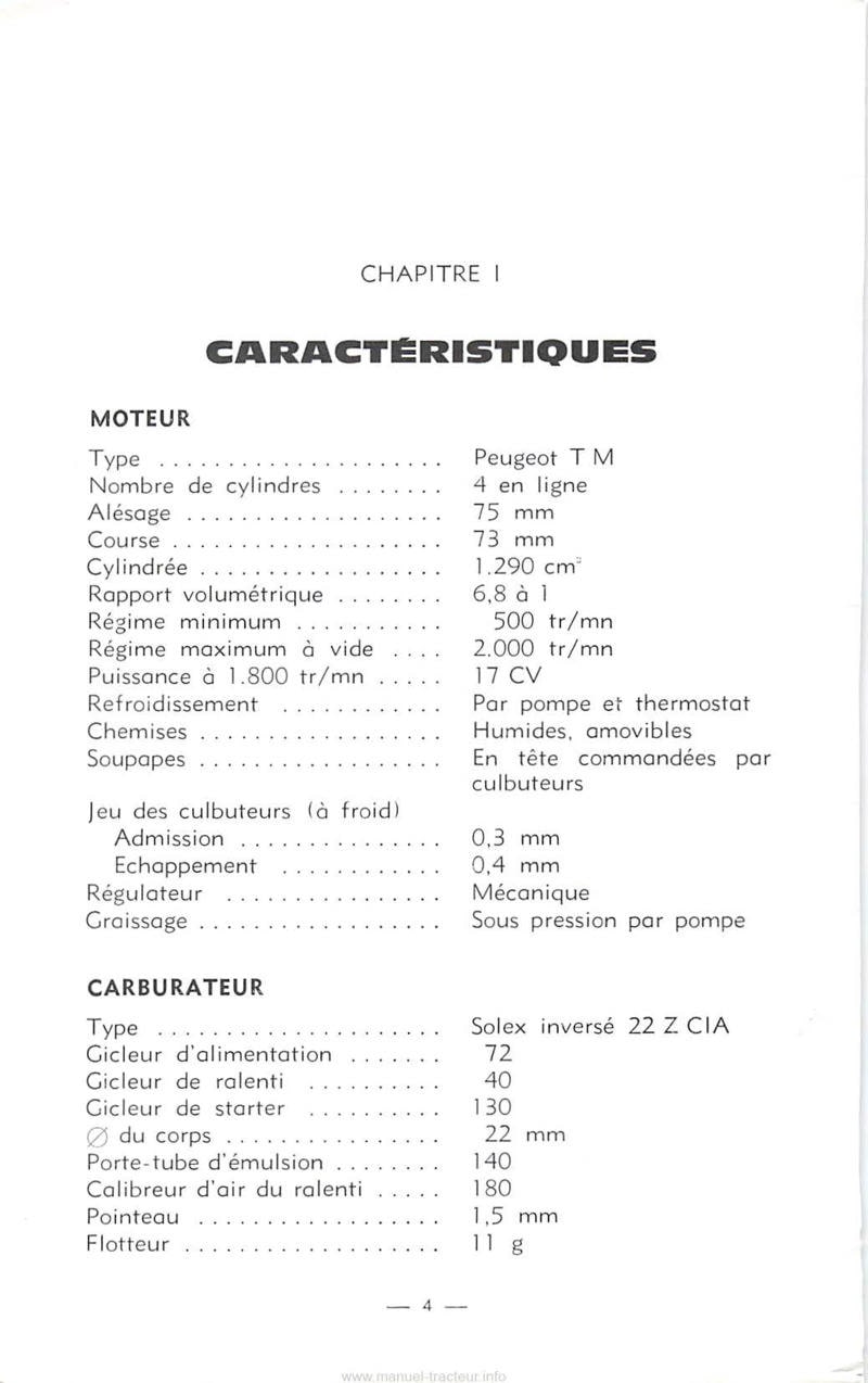 Cinquième page du Notice entretien Tracteur MF 821P