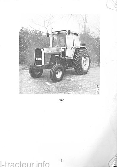 Cinquième page du Livret entretien MASSEY FERGUSON MF 698