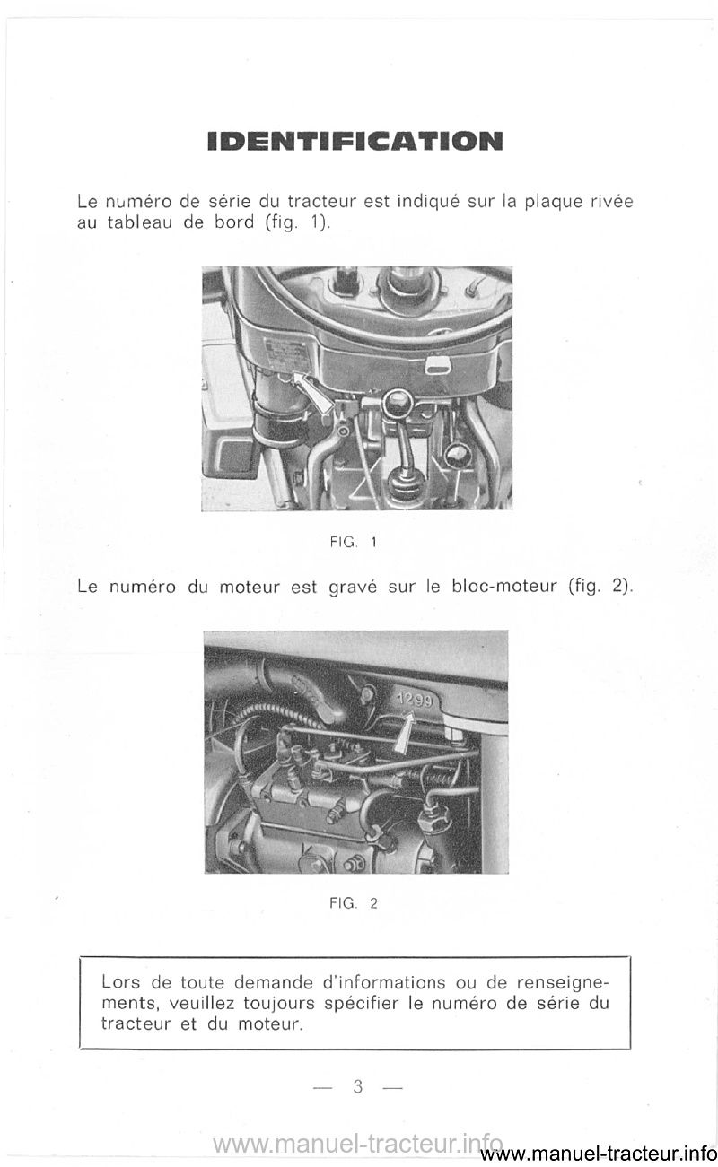 Cinquième page du Livret entretien MASSEY FERGUSON MF 145