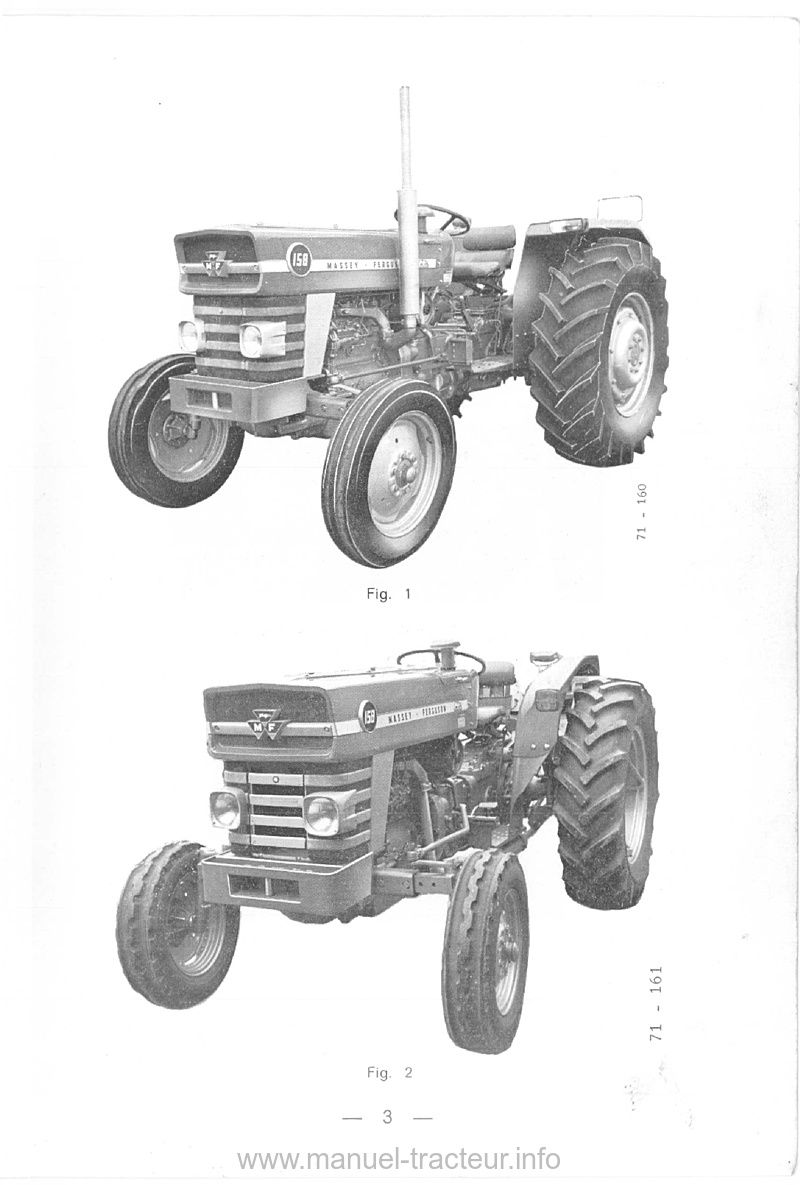 Cinquième page du Livret entretien MASSEY FERGUSON MF 158