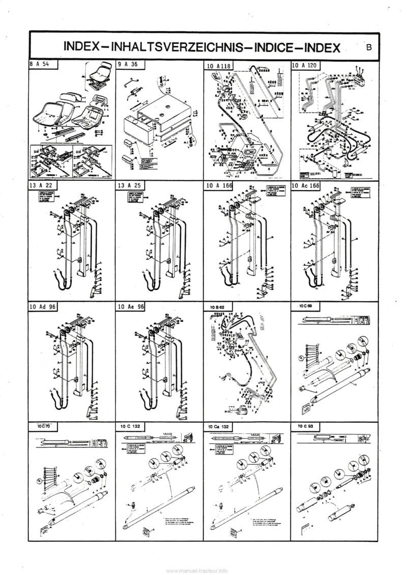 Extrait du guide de réparation - Catalogue pièces Manitou MB21J MB26J MB30J chariot élévateur
