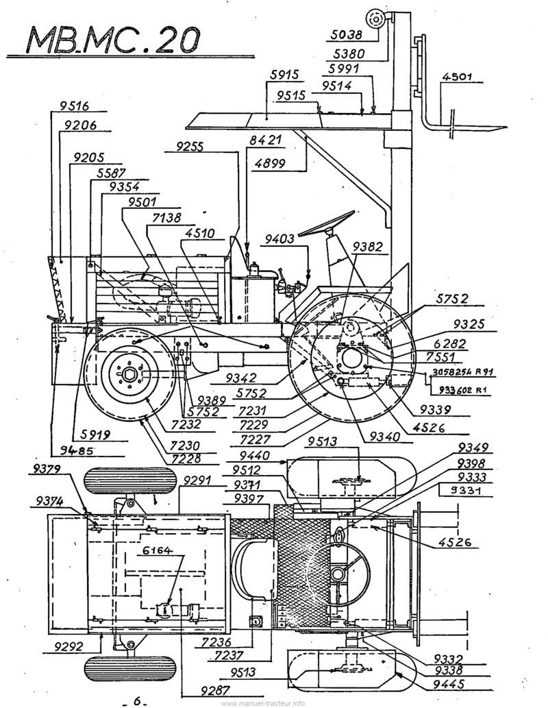 Dernière page de l'aperçu du Catalogue pièces détachées Manitou MC20 MB20