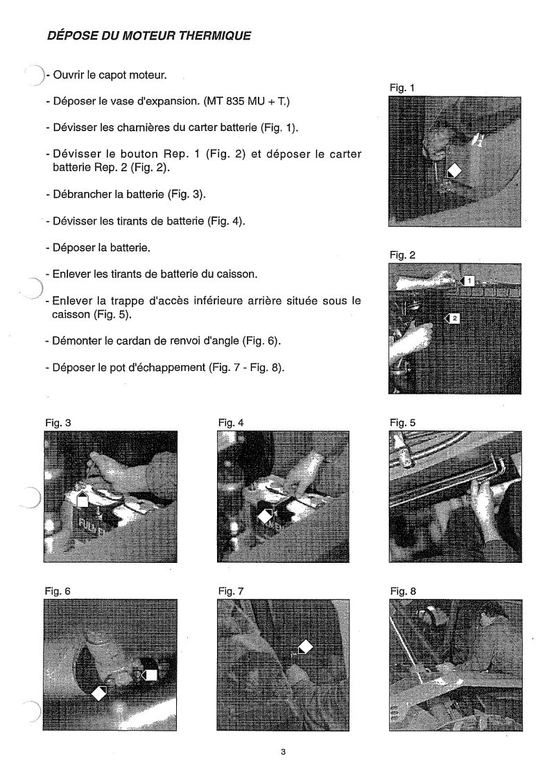 Sixième page du Manuel de réparation MANITOU ML MT 632 635 835 845 940 1232 1240 1330 1337 1637 L SL Turbo MONO-ULTRA