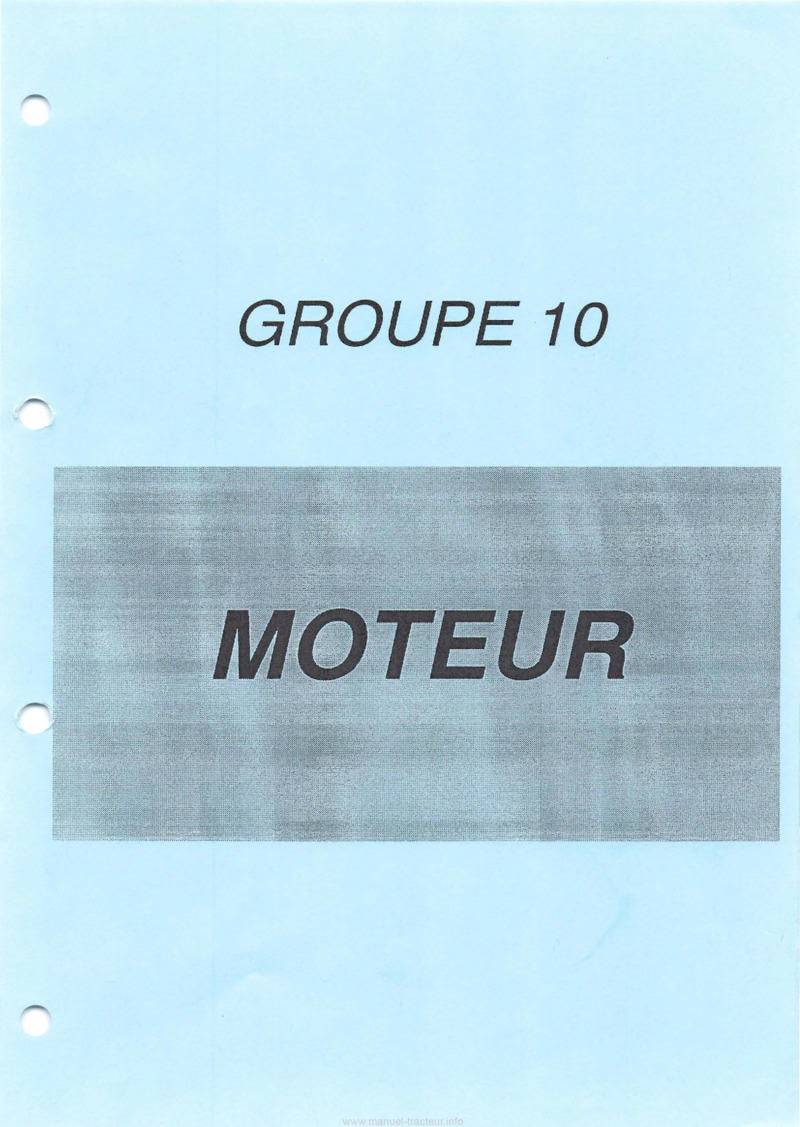 Extrait de la notice technique - Manuel de réparation Manitou chariot élévateur MLT 626 725 523 526 série 1 2 3